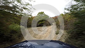 Jeep in the mountains go-pro