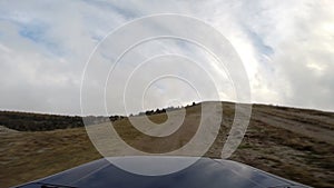 Jeep in the mountains go-pro