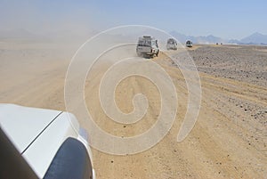 Jeep safari in Africa