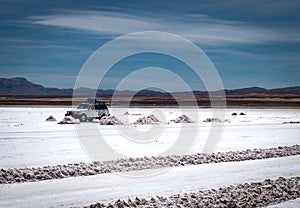 Jeep Tour Salt Flats in Salar de Uyuni Desert Bolivia