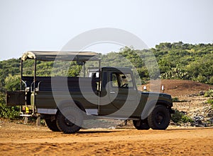 Jeep for tourists safari