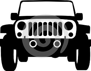 Jeep Truck Outline photo