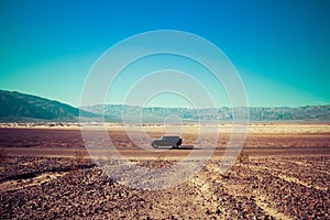 A Jeep Wrangler in the desert