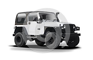 Jeep Wrangler isolated