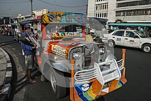 Jeepneys on the streets of Manila