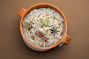 Jeera Rice - Basmati rice flavored with fried cumin seeds and basic spices, Indian food