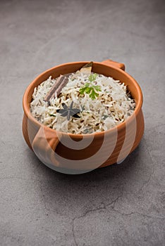 Jeera Rice - Basmati rice flavored with fried cumin seeds and basic spices, Indian food