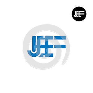 JEF Logo Letter Monogram Design
