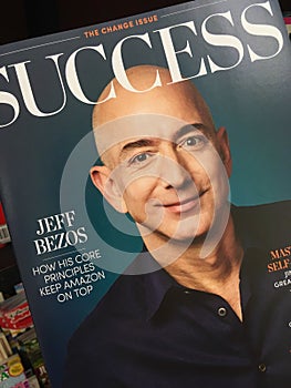 Jeff Bezos on the Success magazine cover