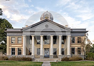 The Jeff Davis County Courthouse in the town of Fort Davis, Texas. photo