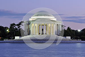 Jefferson Memorial at Dusk