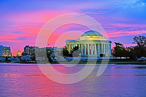 Jefferson Memorial at Sunrise