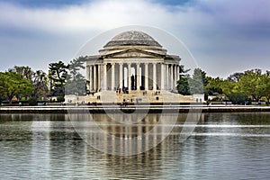 Jefferson Memorial Tidal Basin Reflections Washington DC
