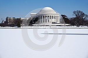 Jefferson Memorial in Winter