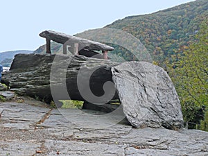 The Jefferson Rock in Harpers Ferry