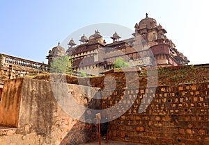 Jehangir mahal, Orchha Fort complex comprises several formidable structures