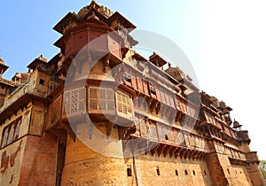 Jehangir mahal, Orchha Fort complex comprises several formidable structures