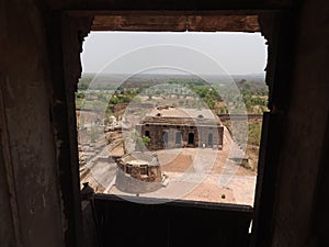 The Jehangir Mahal, Orchha Fort, Religia Hinduism, ancient architecture, Orchha, Madhya Pradesh, India