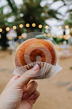 Green tea donut