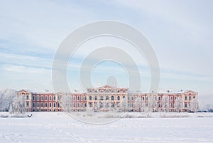 Jelgava palace in winter photo