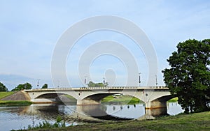 Jelgava town bridge, Latvia photo