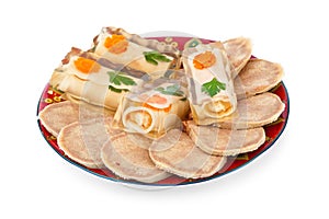 Jellied meat and ham