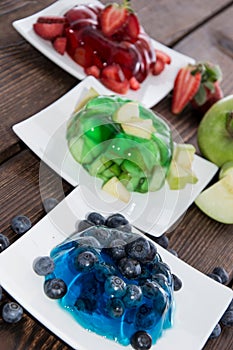 Jello (different sorts)