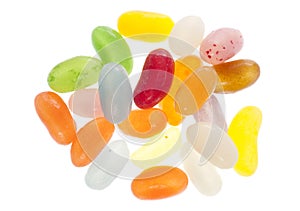 Jelly bean sweets abstract