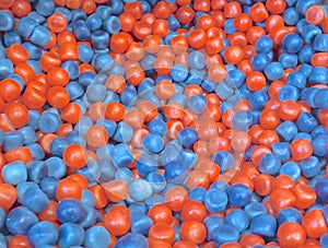 Jelly beans closeup at store