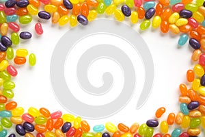 Jelly beans frame photo