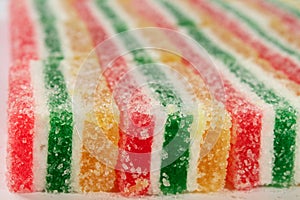 Jelly candies close up