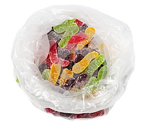Jelly candy in package.