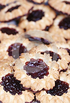 Jelly filled chocolate cookies