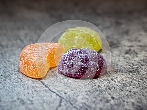 Jelly fruit pastille sweets