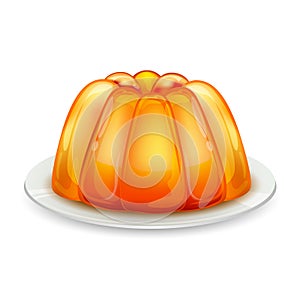 Jelly on Plate photo