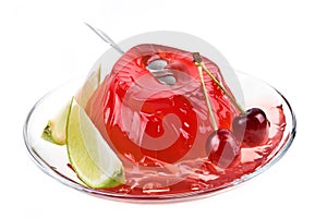 Jelly from a sweet cherry lime