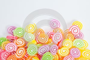 Jelly sweet, flavor fruit, candy dessert colorful