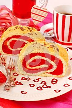 Jelly swiss roll