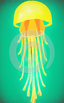 Jellyfish - abstract digital art