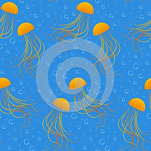 Jellyfish wallpaper pattern