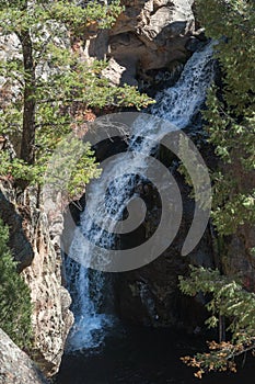 Jemez Falls in the Jemez Mountains, New Mexico photo