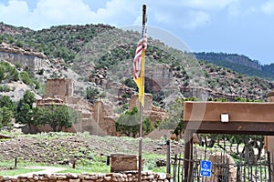 Jemez Historic Site in Jemez Springs, New Mexico