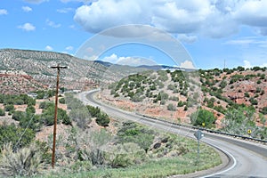 Jemez National Recreation Area in Jemez Springs, New Mexico