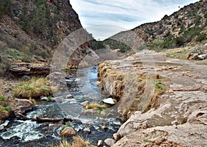 Jemez River below Soda Dam in New Mexico