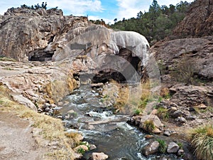 Jemez Springs Soda Dam in New Mexico