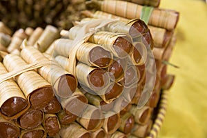 Jenang or dodol. traditional indonesia photo