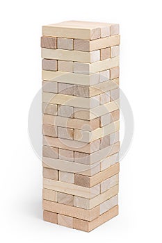 Jenga tower photo