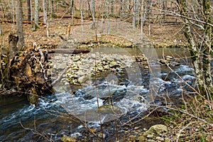 Jennings Creek in Botetourt County, Virginia, USA