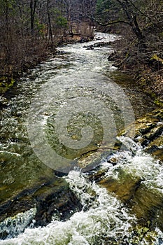 Jennings Creek located in the Blue Ridge Mountains of Virginia, USA