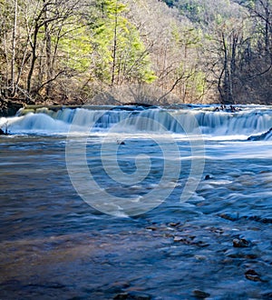 Jennings Creek Waterfall in the Blue Ridge Mountains